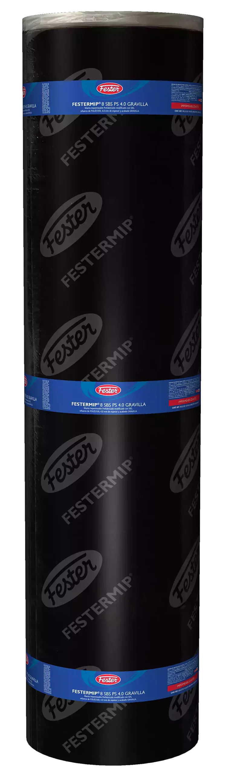 FESTERMIP 8 SBS PS 4.0 GRAVILLA ROJA Rollo 1 X 10 m