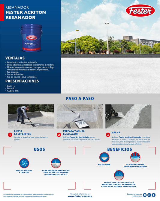 FESTER ACRITON RESANADOR 1 L