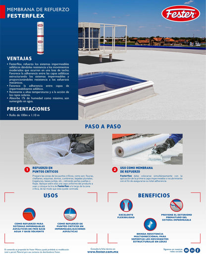 FESTERFLEX Rollo 1.1 x 100 m